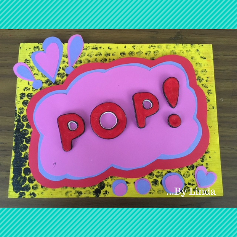 Creative Paperclay® air dry modeling material "POP" Art Brought to