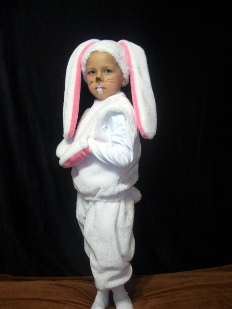 Костюм зайчика SoftLine Collection Ethel (боди, повязка на шею, ободок), черно - белый, S/M 188016 - Soft Line collection - Ролевые эротические костюмы зайчики - Купить