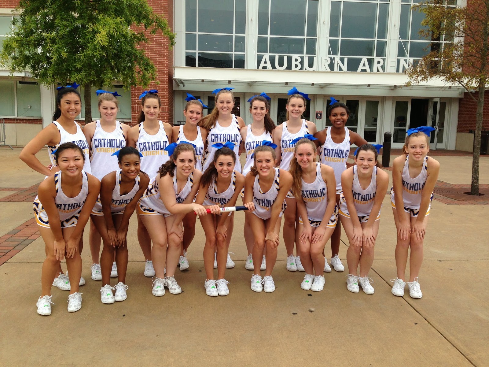 Montgomery Catholic Varsity Cheerleaders Named All-American at NCA Camp.