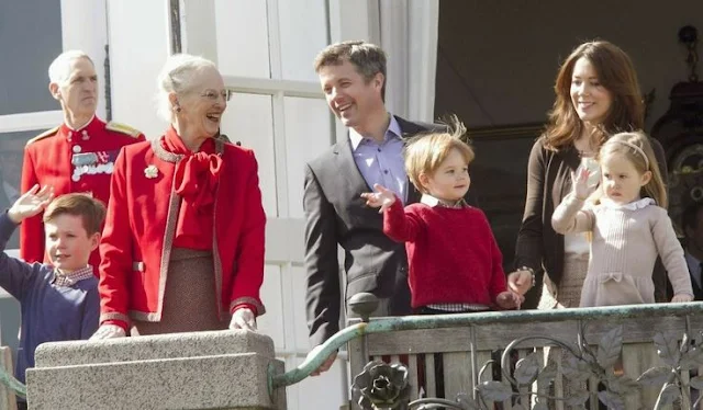 Queen Margrethe at Marselisborg palace