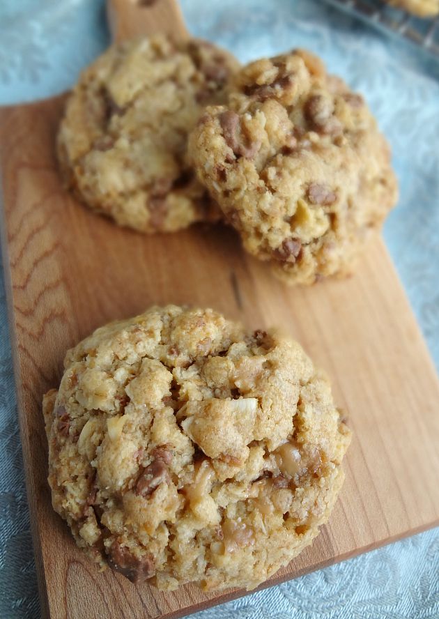 The Cooking Actress Brown Butter Toasted Coconut & Toffee Cookies