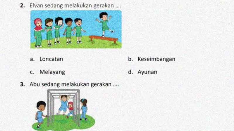 Soal Penilaian Tengah Semester Kelas Mapel Pjok Dan Kunci