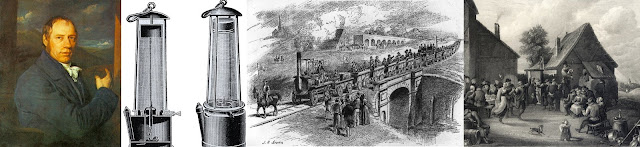 Richard Trevithick, Davy lamp, Stockton & Darlington railway and marriage