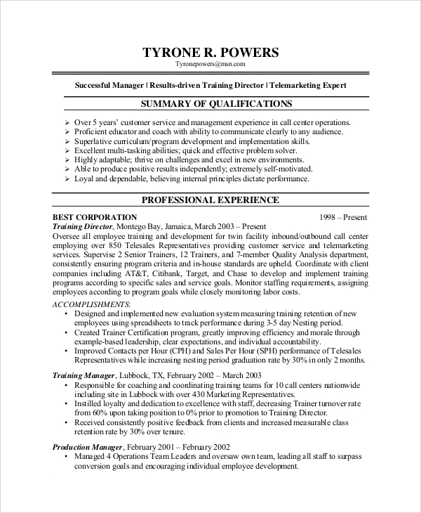 customer service representative objective in resume