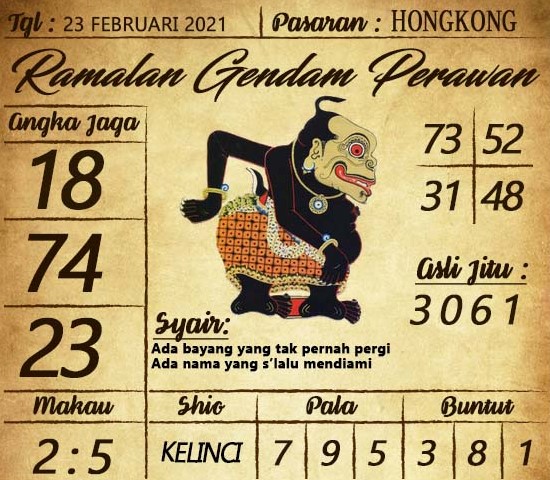 Nagasaon HK Syair Selasa 23022021 Nagasaon HK