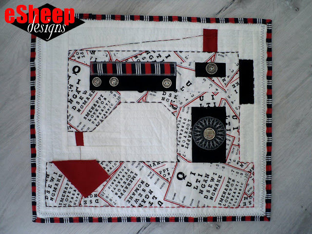 FQS Snapshots Sew On & Sew On Quilt Block crafted by eSheep Designs
