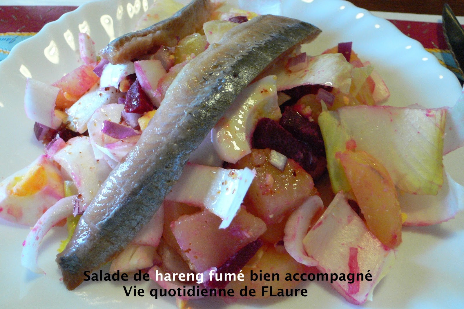 Salade de hareng fumé bien