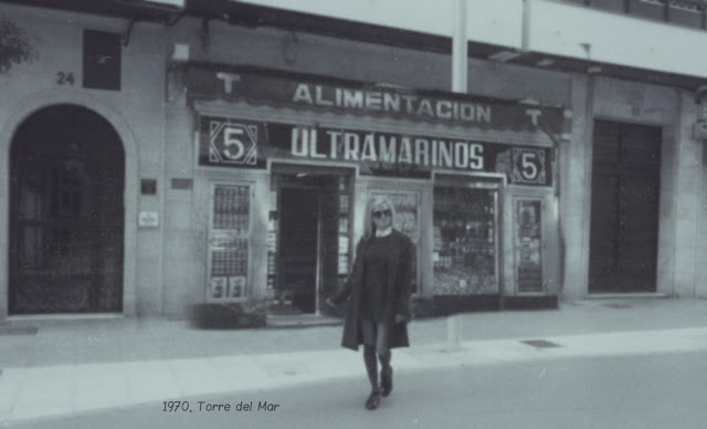Alejandra Colomera en una foto en blanco y negro representando los 70