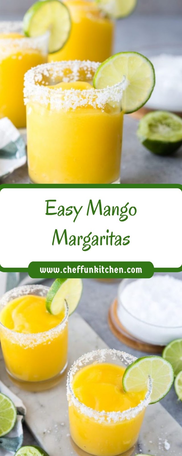 Easy Mango Margaritas