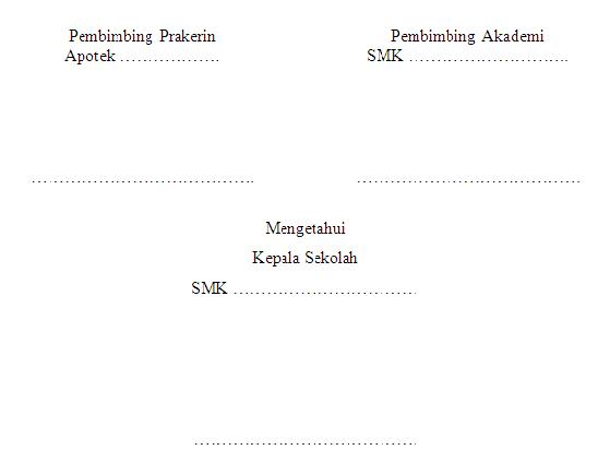 Laporan Pkl Apotek Materi Tugas Tugas