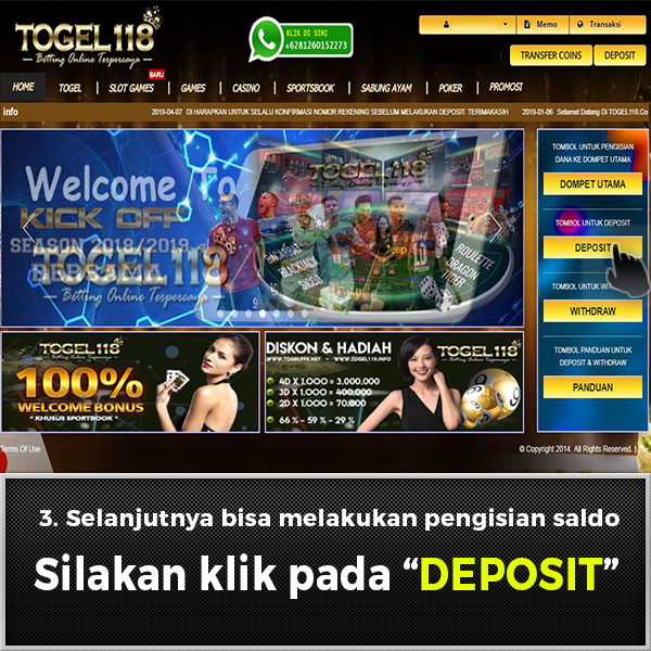 Panduan Togel118 Mega88 Judi Bola Judi Casino Togel Online Dan Judi Slot Online Cara Daftar Dan Deposit Di Situs Judi Online Togel118 Com