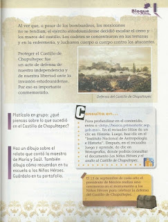 Apoyo Primaria Exploración de la Naturaleza y la Sociedad 2do grado Bloque 1 lección 9 Cómo celebramos: La defensa del Castillo de Chapultepec