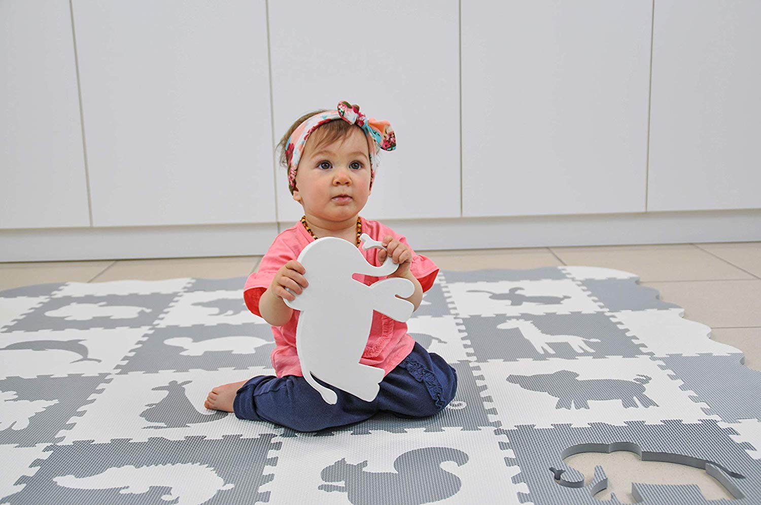 VeloVendo Puzzlematte 170x170cm - 36 Bunte EVA Matten TÜV Geprüft