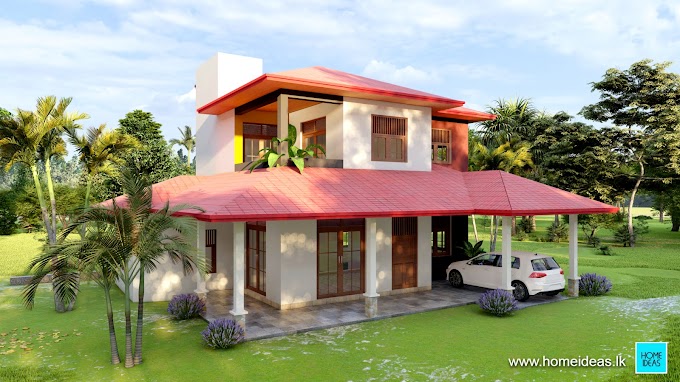 Two story 4 Bedroom Modern House Design  @ Kegalle - House Designs Sri Lanka - home ideas