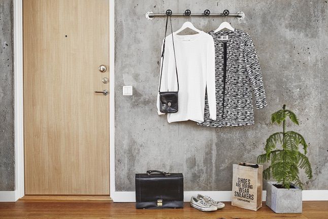 Decoración · Acabado cemento en paredes