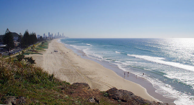 View of Surfers Paradise from Burleigh Heads View of Surfers Paradise from Burleigh Heads