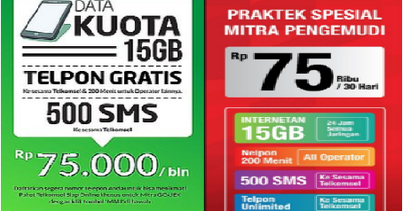 Cara Daftar Paket Gojek 15gb Cara Daftar Paket Gojek 15gb