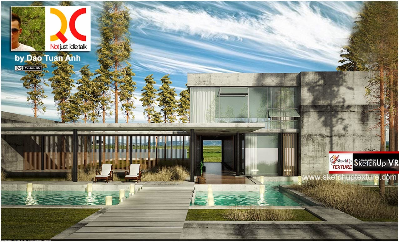 sketchup house on hill sketchup house on hill