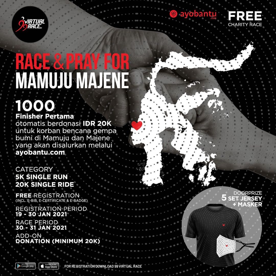 🔍 Race & Pray for Mamuju Majene • 2021 Race & Pray for Mamuju Majene • 2021
