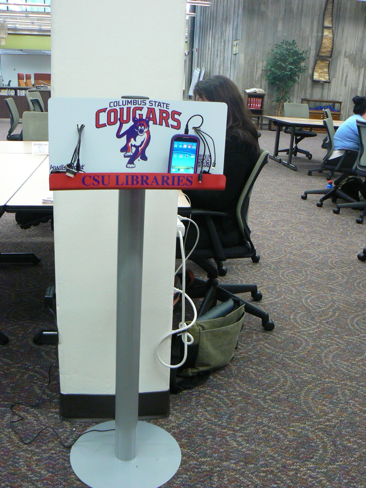 CSU Libraries New Smartphone Charging Stations!