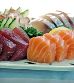 Japan Japanese foods - Sashimi a raw fish food