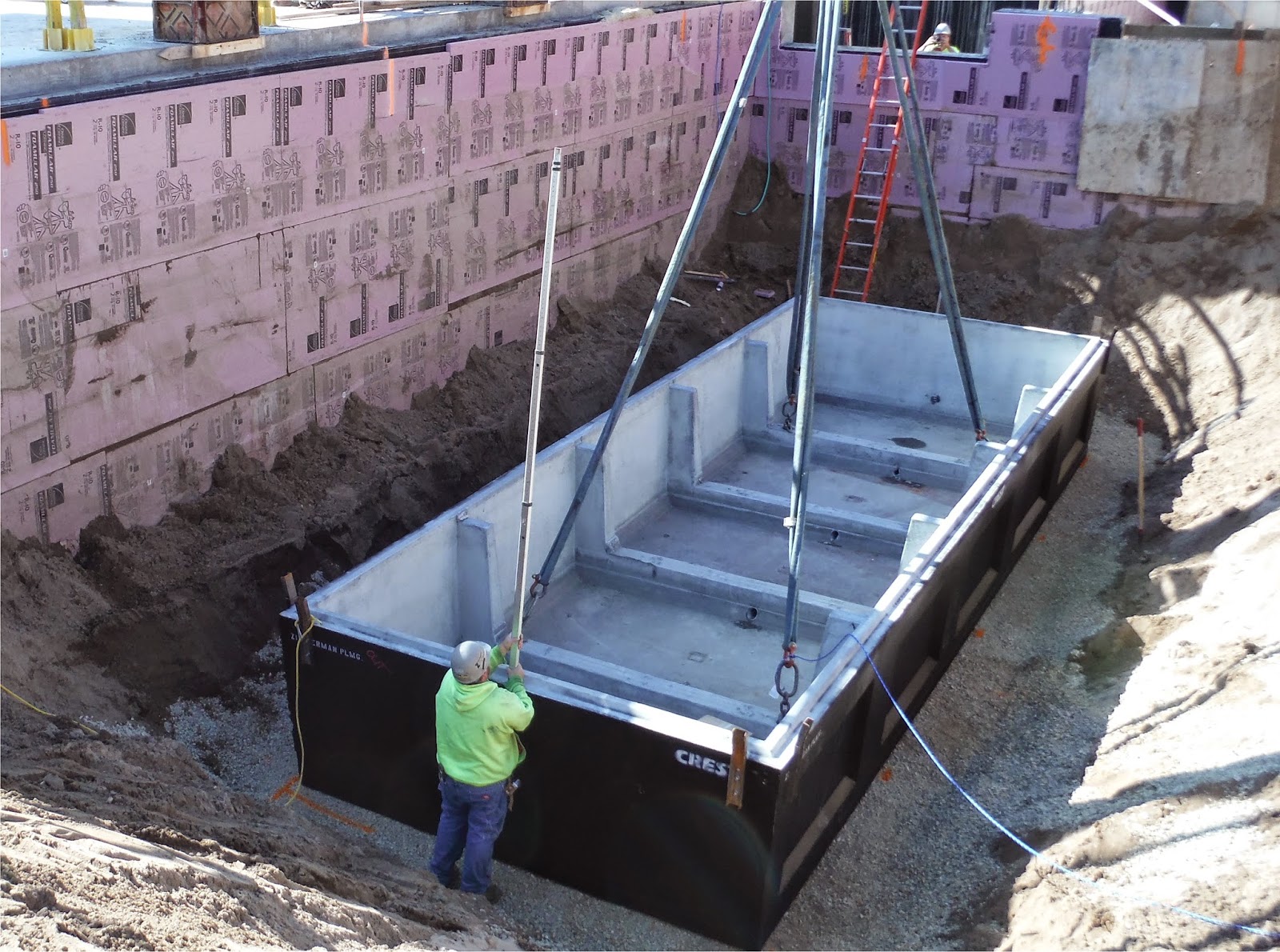 Crest Precast Concrete Large Grease Interceptor Crest Precast Concrete