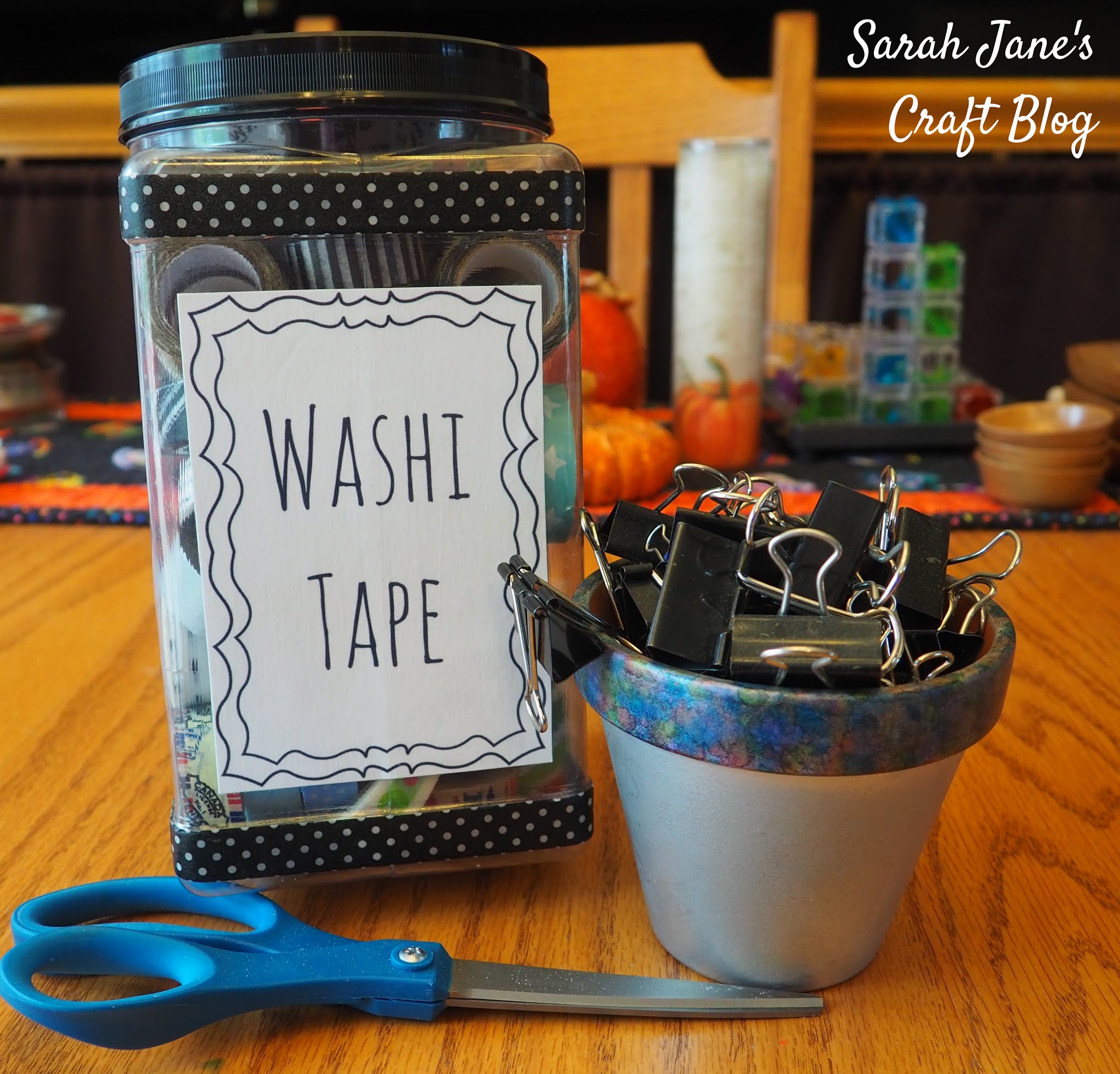 Decorative Mason Jar Washi Tape Crafts  Washi tape crafts, Tape crafts,  Mason jar decorations