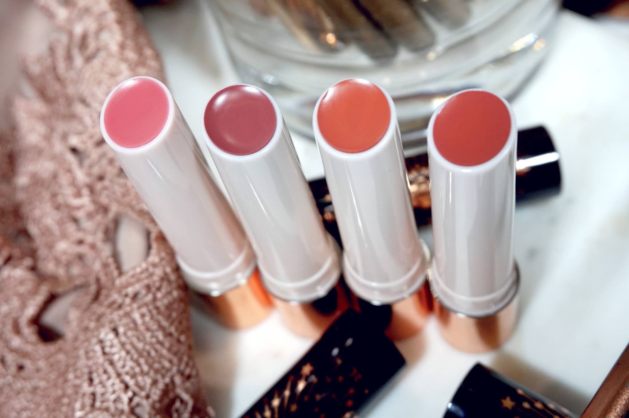 Charlotte Tilbury Hyaluronic HappiKiss Hydrating Lipstick Balms Review and Swatches