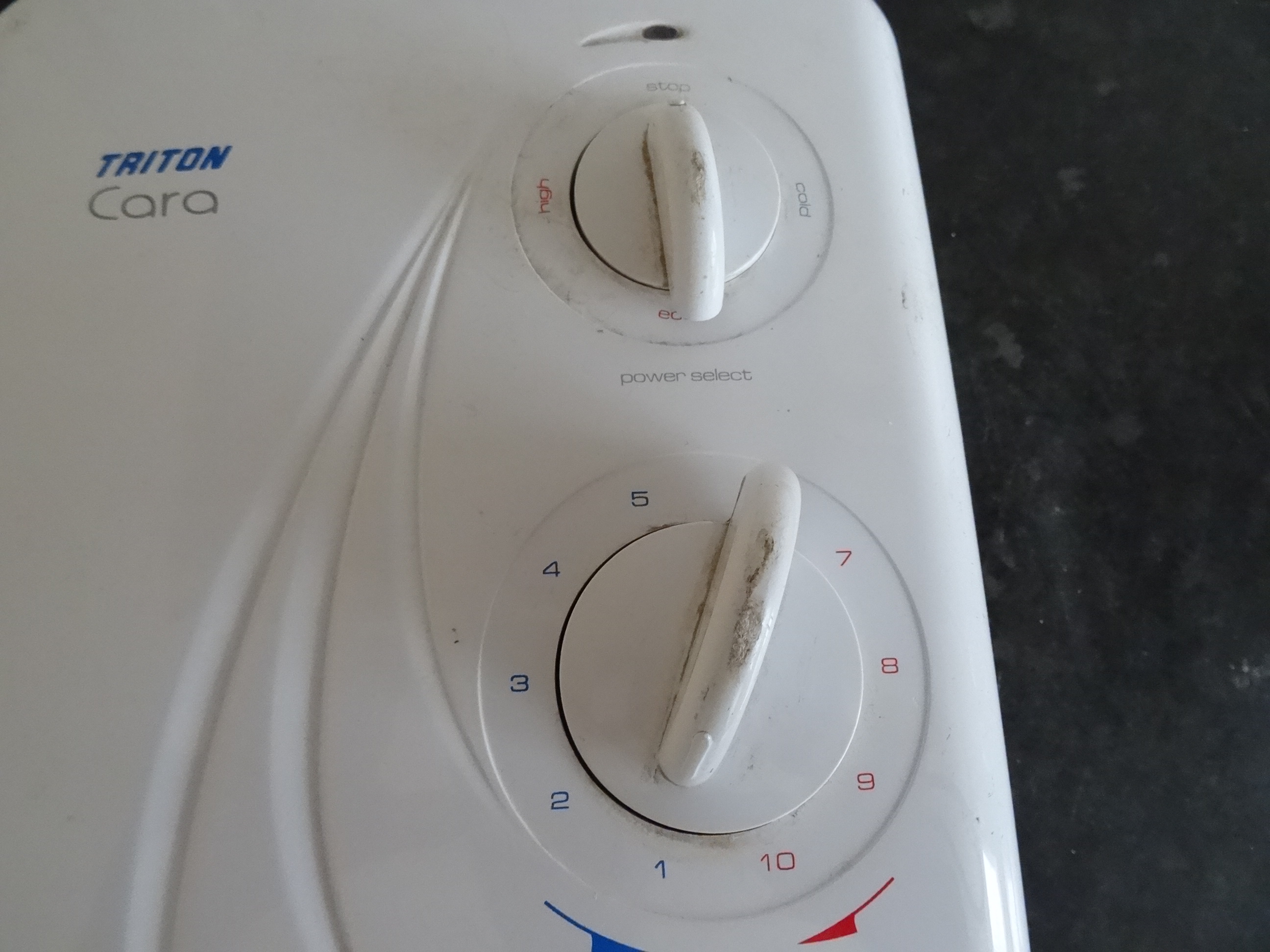 Electrical shower fault finding and repair Electric shower removing refitting the front cover