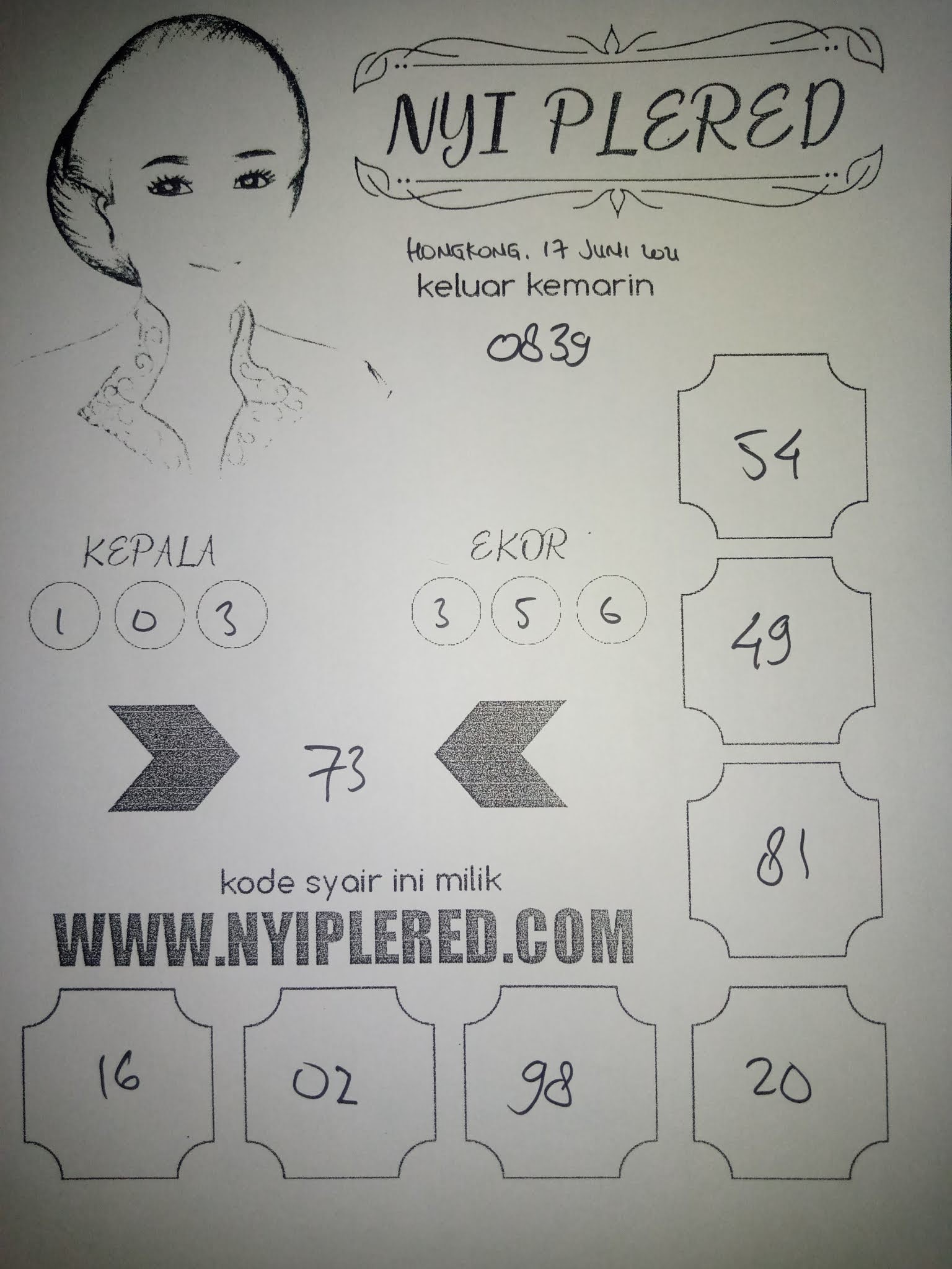 15+ Syair Opesia Nyi Plered