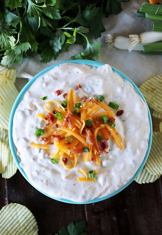 BaconCheddar Ranch Dip The Kitchen is My Playground