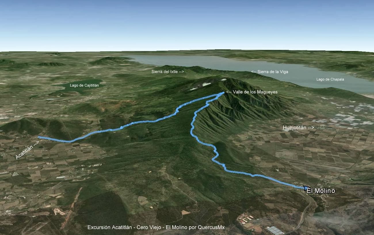 Bitácora QMX Cerro Viejo Excursión Acatitlán El Molino