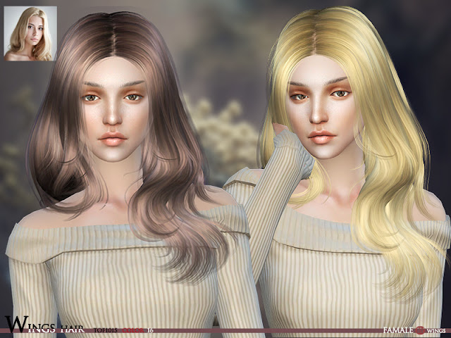 Женские длинные прически для The Sims 4 со ссылками на скачивание