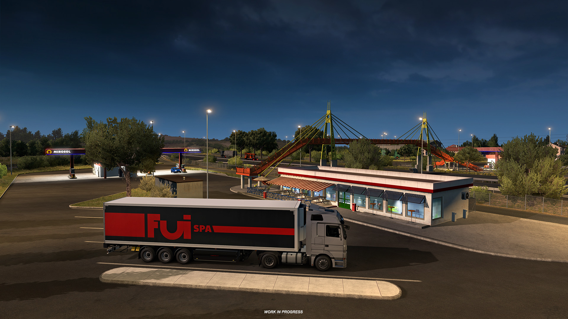 Euro Truck Simulator 2 Fan S Germany Scs Iberia Truck Stops Tankstellen
