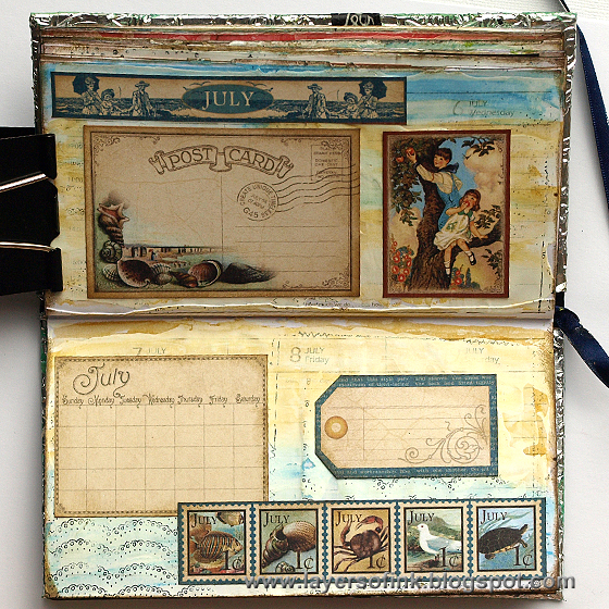 Layers of ink: Altered Artsy Almanac