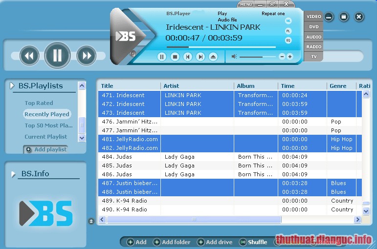 Download BS.Player Pro 2.74 Build 1085 Full Crack