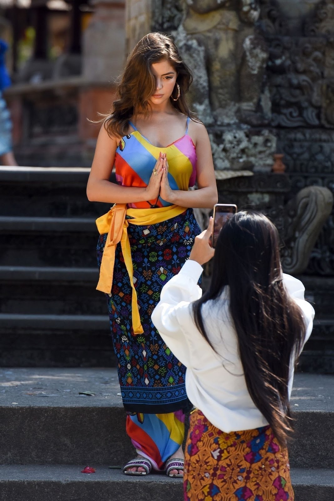 Demi Rose – Visiting a Small Temple in Bali - RitzyStar