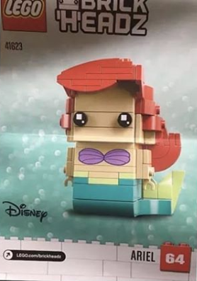 lego ariel brickheadz