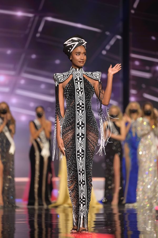 South Africa's Zozibini Tunzi takes her final walk as Miss Universe