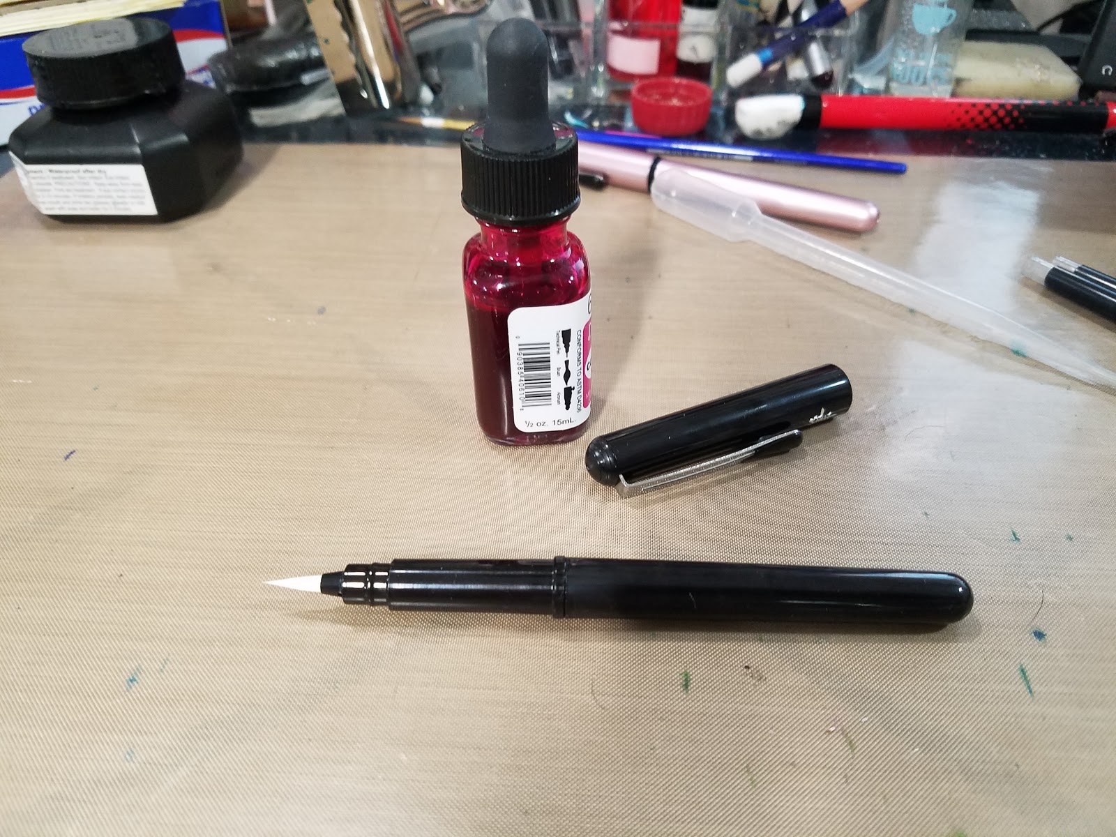 Ausyst School Supplies Stationary White Gel Pens Fine Point Tip Gel Ink  Pens for Illustration Design Black 15ml Clearance 