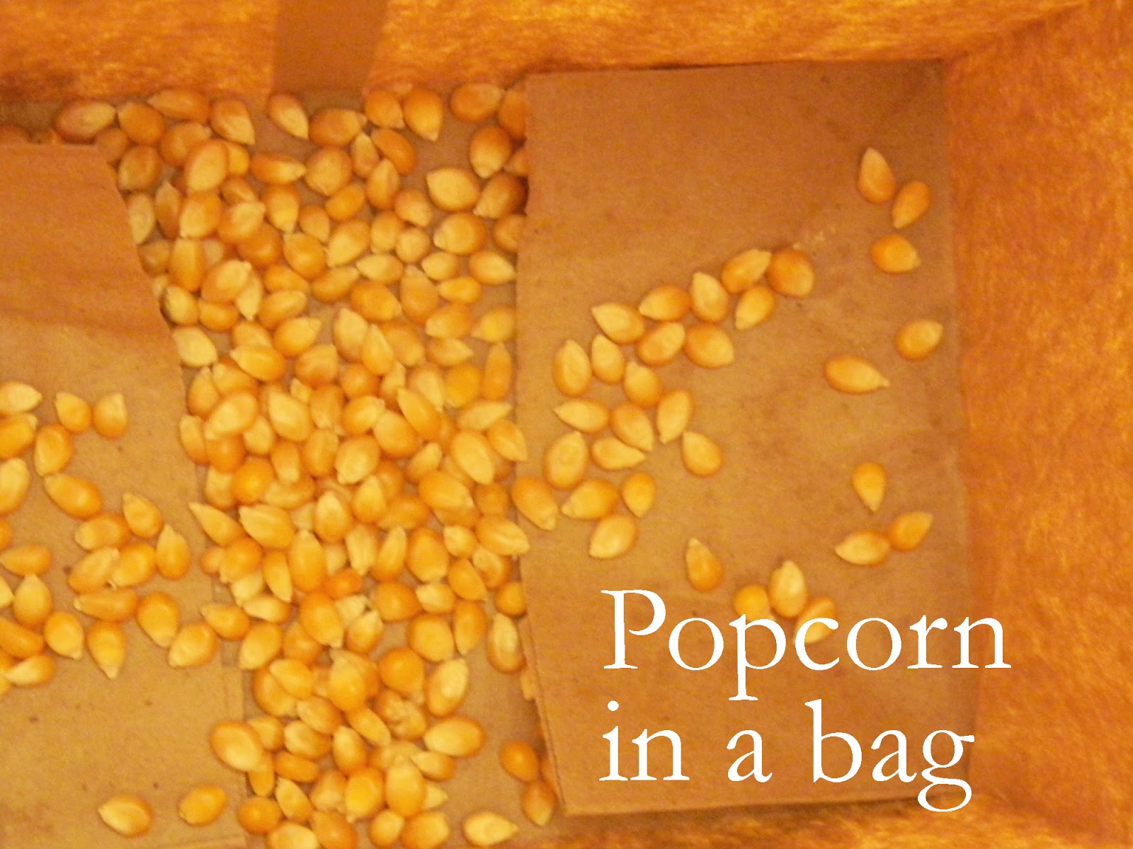 Fruitful Simple Saturday Popcorn in a Bag