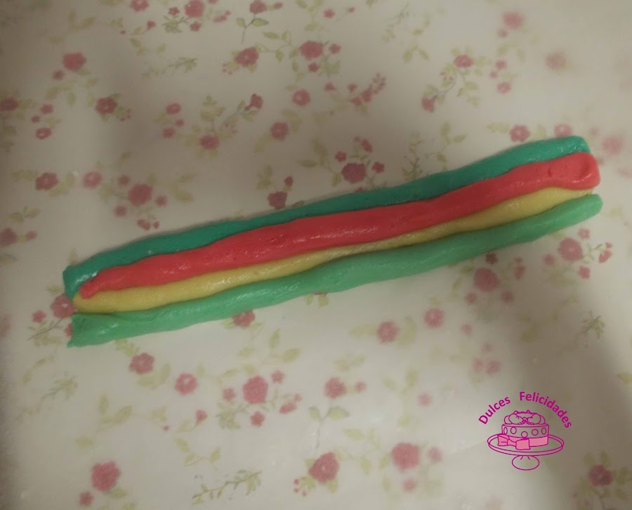 Galletas con maicena de colores