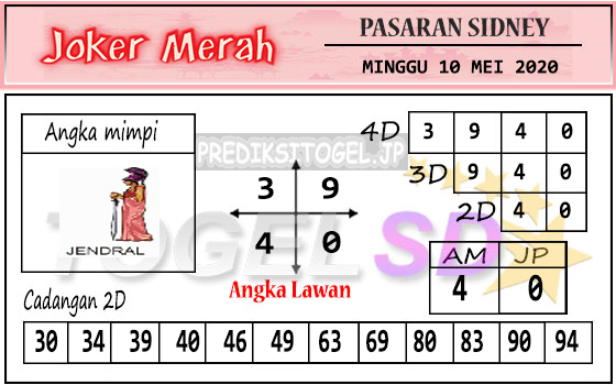 Joker Merah Sidney Minggu Archives Prediksi Master Togel Hari Ini Singapura Hongkong Sidney Jp
