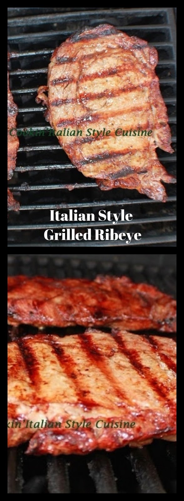 Italian Seasoned Grilled Ribeye Steaks What's Cookin' Italian Style Cuisine