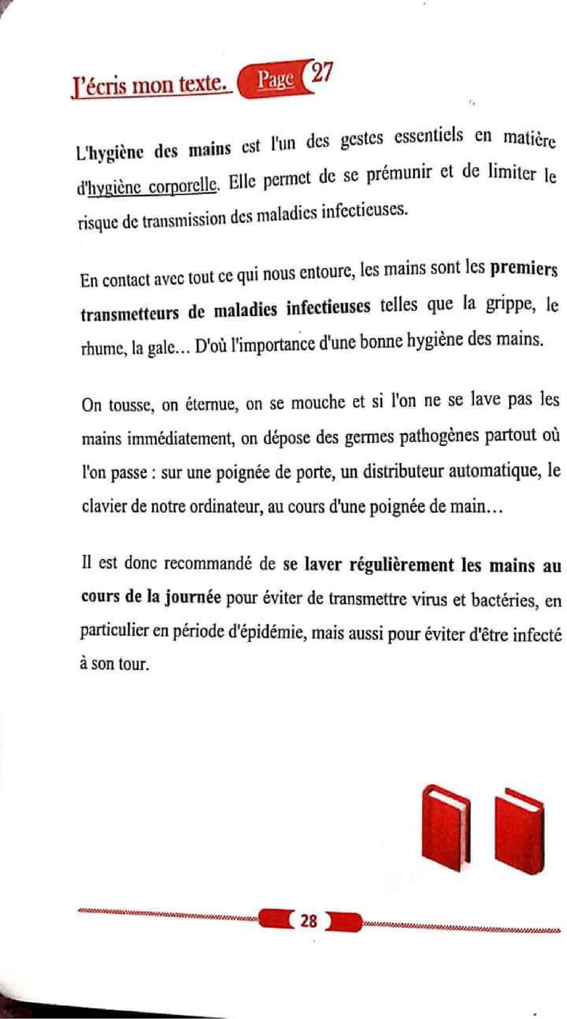 حل تمارين صفحة 27 الفرنسية للسنة الأولى متوسط الجيل الثاني