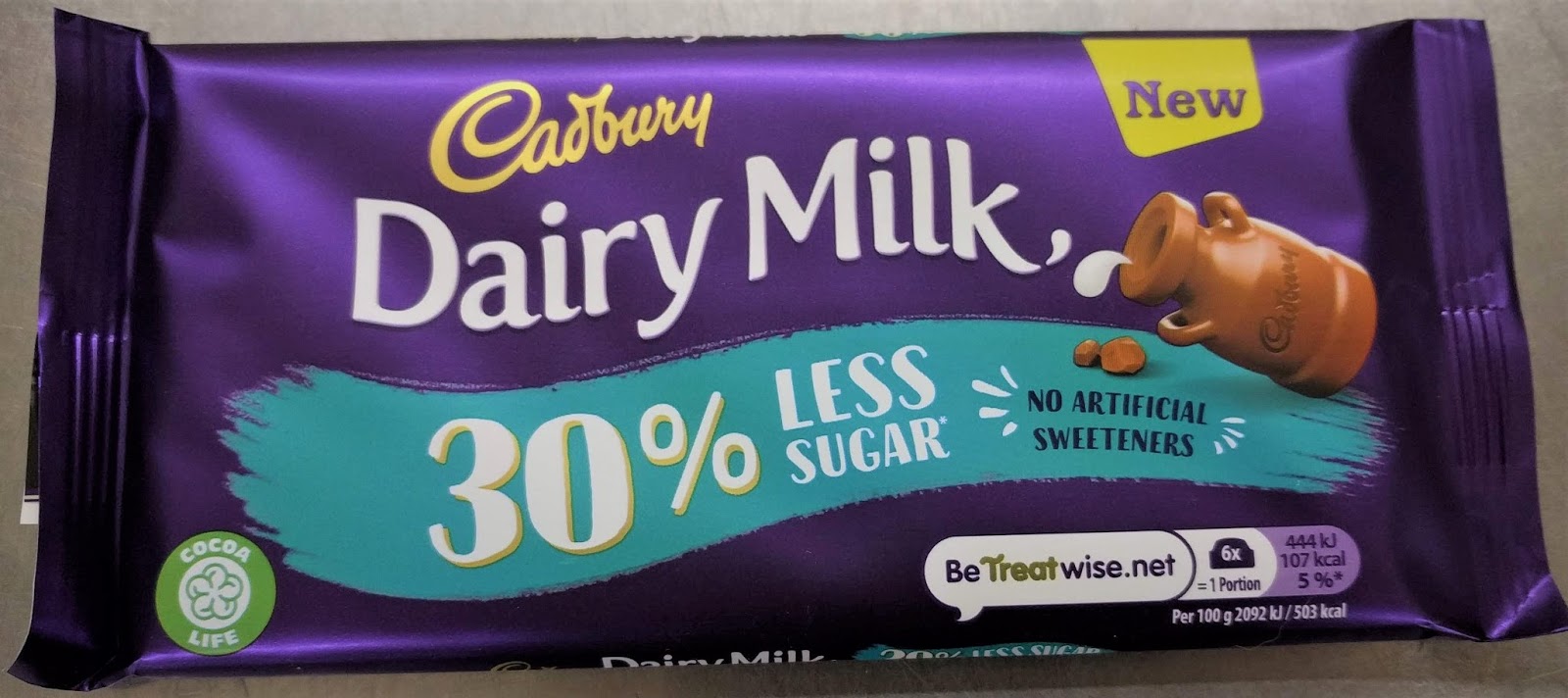 Cadbury Dairy Milk Chocolate 30 less Sugar Review Diets and Calories Cadbury Dairy Milk Chocolate 30 less Sugar Review Diets and Calories