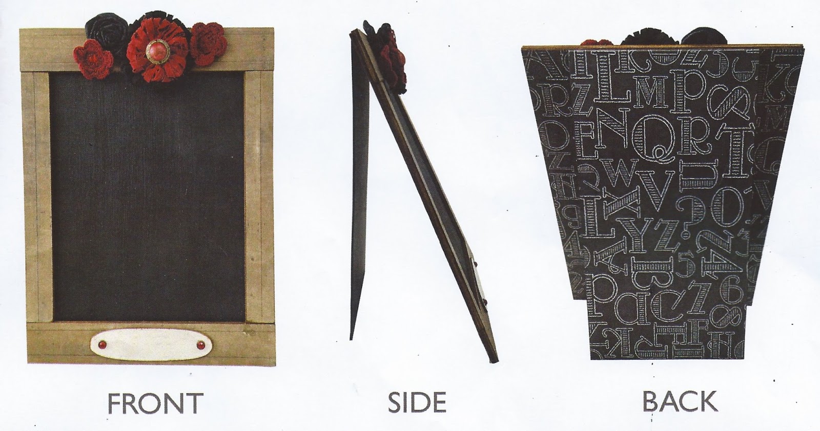 Let's Create Rapids May 2017 DIY Class Easel Board