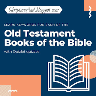 Keywords of the Old Testament Books of the Bible | scriptureand.blogspot.com