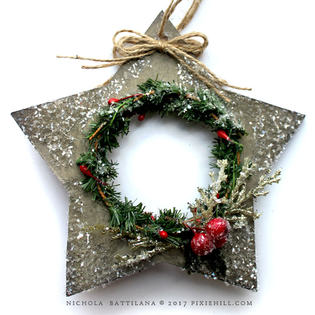 Pixie Hill Chipboard Christmas Ornaments